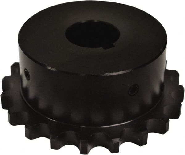 U.S. Tsubaki - 5/8" Bore Diam Finished Bore Roller Chain Coupling - 2.719" Coupling OD - Exact Tooling
