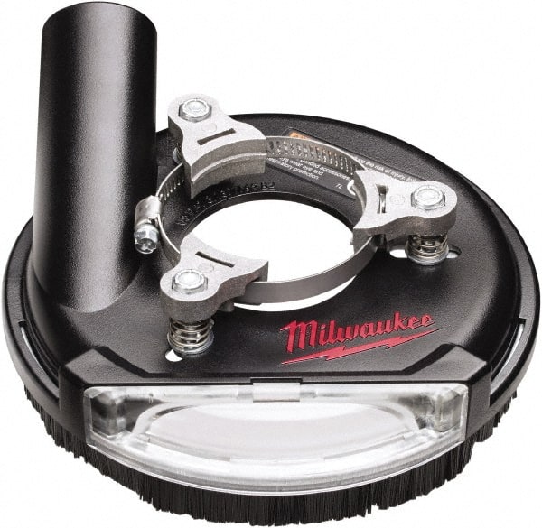 Milwaukee Tool - 4 & 5" Diam Grinder Dust Shroud - For Use with Sanders/Grinders - Exact Tooling
