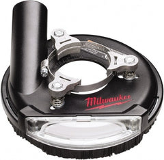 Milwaukee Tool - 4 & 5" Diam Grinder Dust Shroud - For Use with Sanders/Grinders - Exact Tooling