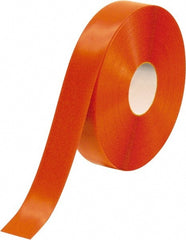 PRO-SAFE - Orange Solid Color PVC Tape - 2" Wide x 100' Long x 50 mil Thick, General Traffic - Exact Tooling