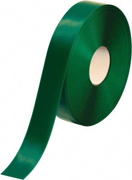 PRO-SAFE - Green Solid Color PVC Tape - 2" Wide x 100' Long x 50 mil Thick, General Traffic - Exact Tooling