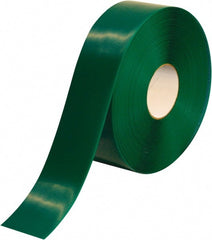 PRO-SAFE - Green Solid Color PVC Tape - 3" Wide x 100' Long x 50 mil Thick, General Traffic - Exact Tooling