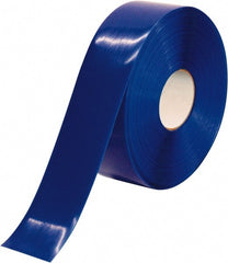 PRO-SAFE - Blue Solid Color PVC Tape - 3" Wide x 100' Long x 50 mil Thick, General Traffic - Exact Tooling