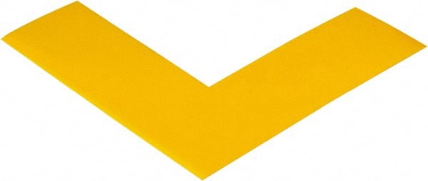 PRO-SAFE - Yellow Solid Color PVC Tape - 2" Wide x 1/2' Long x 50 mil Thick, General Traffic - Exact Tooling