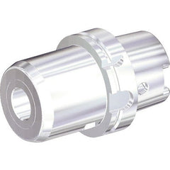 Kennametal - HSK100A Taper Shank, 32mm Hole Diam, Hydraulic Tool Holder/Chuck - 80mm Nose Diam, 100mm Projection, 51mm Clamp Depth, Through Coolant - Exact Tooling