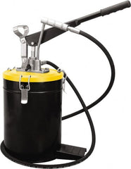 PRO-LUBE - Grease Lubrication 3 Strokes/oz Flow Aluminum & Steel Lever Hand Pump - For 528 oz Container - Exact Tooling