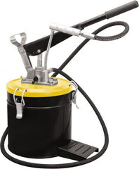 PRO-LUBE - Grease Lubrication 3 Strokes/oz Flow Aluminum & Steel Lever Hand Pump - For 208 oz Container - Exact Tooling