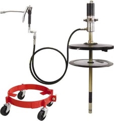 PRO-LUBE - Grease Lubrication 38.8 oz/min Flow Aluminum & Steel Air-Operated Pump - For 120 Lb Container - Exact Tooling
