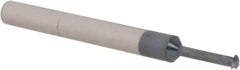 Scientific Cutting Tools - 32 to 56 TPI, Internal/External Single Profile Thread Mill - #8" Noml Diam, 0.12" Cut Diam, 3/16" Shank Diam, 3 Flute, 0.07" Neck Diam, 0.4" Neck Length, 2" OAL, Bright Finish - Exact Tooling