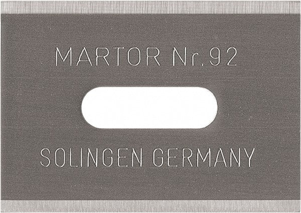 Martor USA - Steel Safety Blade - 1" Blade Length, 0.016" Blade Thickness - Exact Tooling