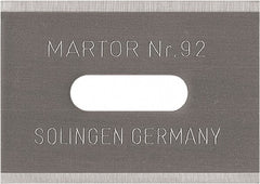 Martor USA - Steel Safety Blade - 1" Blade Length, 0.016" Blade Thickness - Exact Tooling