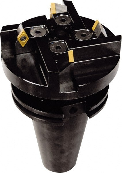 Kyocera - RG-1 System Size, CAT40 Taper, Modular Tool Holding System Adapter - Exact Tooling