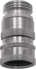 SANI-LAV - 3/4 GHT Garden Hose Quick Disconnect - Stainless Steel, Female Hose to Male Hose Connector - Exact Tooling