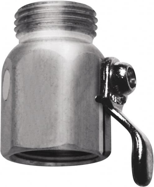 SANI-LAV - 3/4 GHT Garden Hose On/Off Control Valve - Stainless Steel, Male Hose to Female Hose Connector - Exact Tooling