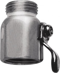 SANI-LAV - 3/4 GHT Garden Hose On/Off Control Valve - Stainless Steel, Male Hose to Female Hose Connector - Exact Tooling