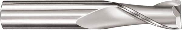 SGS - 8mm Diam, 25mm LOC, End Mill End, Solid Carbide Diamond Pattern Router Bit - Right Hand Cut, 63mm OAL, Use on Composite Plastics - Exact Tooling
