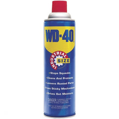 WD-40 - 16 oz Multi-Use Product Industrial Size - Multi-Purpose Lubricant: Stop Squeaks, Removes & Protects, Loosens Rusted Parts, Free Sticky Mechanisms, Drives Out Moisture - Exact Tooling