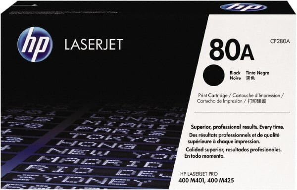 Hewlett-Packard - Black Toner Cartridge - Use with HP LaserJet Pro 400 M401, 400 MFP M425 - Exact Tooling