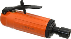 Dotco - 1/4" Collet, Straight Handle, Air Straight Die Grinder - 25,000 RPM, Front Exhaust, 30 CFM, 0.6 hp, 90 psi, 1/4" Inlet - Exact Tooling