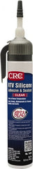 CRC - 8 oz Tube Clear RTV Silicone Gasket Sealant - -76 to 356°F Operating Temp, 24 hr Full Cure Time - Exact Tooling