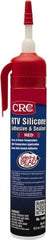 CRC - 8 oz Tube Red RTV Silicone Gasket Sealant - -80 to 500°F Operating Temp, 24 hr Full Cure Time - Exact Tooling