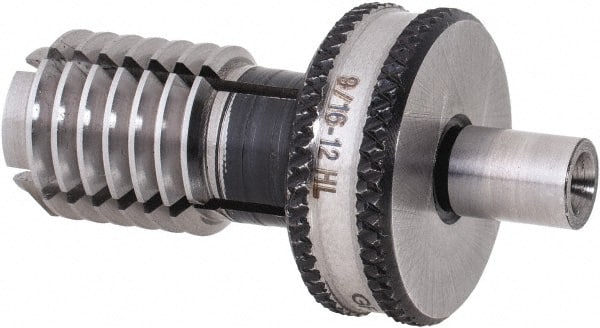 GF Gage - 9/16-12 UNC, 3/8 Inch Thread, Tapped Hole Location Gage - 7/8 Inch Head Diameter - Exact Tooling