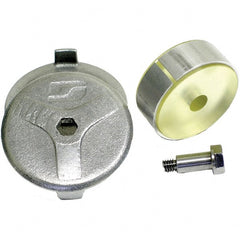 Dynabrade - Brush Mounting Wheel Hub Assembly - Compatible with 4" DynaZip Surface Preparation Tools - Exact Tooling
