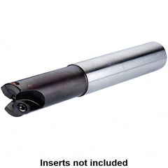 Kennametal - 1" Cut Diam, 0.06" Max Depth, 1" Shank Diam, Cylindrical Shank Indexable High-Feed Helical End Mill - Screw Holding Method, WP..06X4.. Insert, KF Toolholder, Through Coolant - Exact Tooling