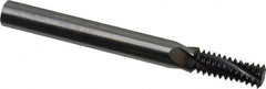Allied Machine and Engineering - 3/8-16 UNC, 0.285" Cutting Diam, 4 Flute, Solid Carbide Helical Flute Thread Mill - Internal Thread, 3/4" LOC, 3" OAL - Exact Tooling