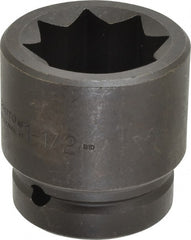 Proto - 1" Drive 1-1/2" Impact Socket - 8 Points, 2-13/16" OAL - Exact Tooling