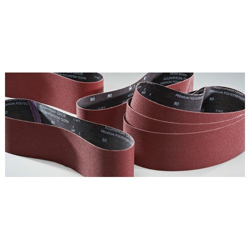 2″ × 132″-50 Grit - Aluminum Oxide - Resin Waterproof Cloth Belt - Exact Tooling