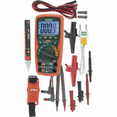 Extech - 4 Piece, Digital Multimeter Kit - 1,000 Volt Max - Exact Tooling
