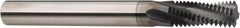 Niagara Cutter - M20x20.00 Metric Fine, 0.495" Cutting Diam, 4 Flute, Solid Carbide Helical Flute Thread Mill - Internal/External Thread, 1-1/4" LOC, 4" OAL, 1/2" Shank Diam - Exact Tooling