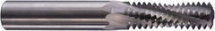 Niagara Cutter - 3/4-20 UN, 0.495" Cutting Diam, 4 Flute, Solid Carbide Helical Flute Thread Mill - Internal/External Thread, 1-1/4" LOC, 4" OAL, 1/2" Shank Diam - Exact Tooling