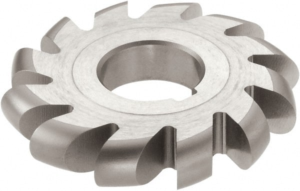 Keo - 1/16" Radius, 1/8" Circle Diam, 2-1/4" Cutter Diam, Arbor Connection, Convex Radius Cutter - High Speed Steel, Uncoated, Form Relieved, 16 Teeth - Exact Tooling