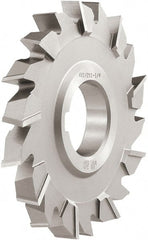 Keo - 4" Diam x 1/2" Width of Cut, 18 Teeth, High Speed Steel Side Milling Cutter - Staggered Teeth, TiCN Coated - Exact Tooling