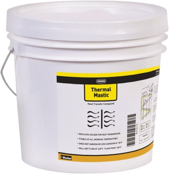 Parker - 1 Gal Plastic Bucket HVAC Cleaners & Scale Remover - Exact Tooling