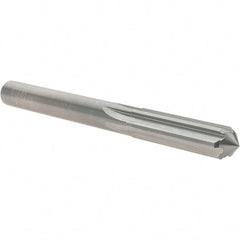 OSG - 21/64" Solid Carbide Chucking Reamer - Straight Flute, 5/16" Straight Shank, 1-1/4" Flute Length, 3-1/2" OAL - Exact Tooling