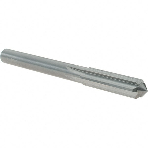 OSG - 7.9mm Solid Carbide Chucking Reamer - Straight Flute, 7.14mm Straight Shank, 29mm Flute Length, 83mm OAL - Exact Tooling