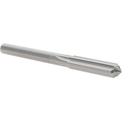 OSG - 9/32" Solid Carbide Chucking Reamer - Straight Flute, 1/4" Straight Shank, 1-1/8" Flute Length, 3-1/4" OAL - Exact Tooling