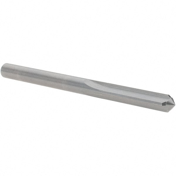 OSG - 5.7mm Solid Carbide Chucking Reamer - Straight Flute, 5.56mm Straight Shank, 25mm Flute Length, 76mm OAL - Exact Tooling