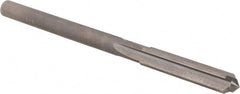 OSG - #4 Solid Carbide Chucking Reamer - Straight Flute, 3/16" Straight Shank, 1" Flute Length, 3" OAL - Exact Tooling