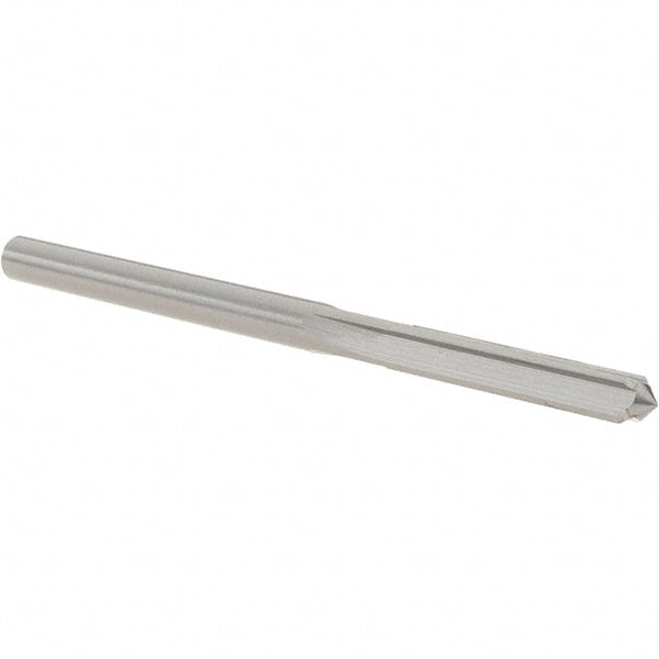 OSG - #9 Solid Carbide Chucking Reamer - Straight Flute, 3/16" Straight Shank, 1" Flute Length, 3" OAL - Exact Tooling