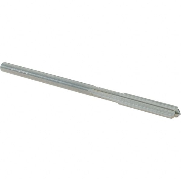 OSG - #30 Solid Carbide Chucking Reamer - Straight Flute, 7/64" Straight Shank, 5/8" Flute Length, 2-1/4" OAL - Exact Tooling