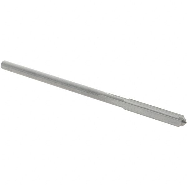OSG - #34 Solid Carbide Chucking Reamer - Straight Flute, 3/32" Straight Shank, 5/8" Flute Length, 2-1/4" OAL - Exact Tooling