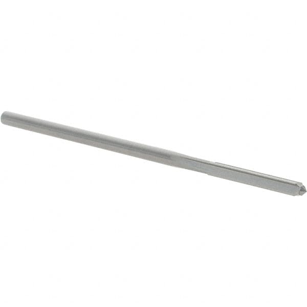 OSG - #38 Solid Carbide Chucking Reamer - Straight Flute, 3/32" Straight Shank, 5/8" Flute Length, 2-1/4" OAL - Exact Tooling