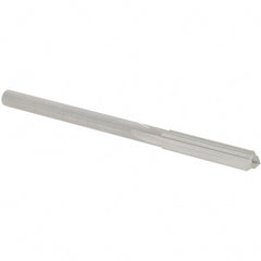 OSG - 4.4mm Solid Carbide Chucking Reamer - Straight Flute, 3.97mm Straight Shank, 22mm Flute Length, 70mm OAL - Exact Tooling