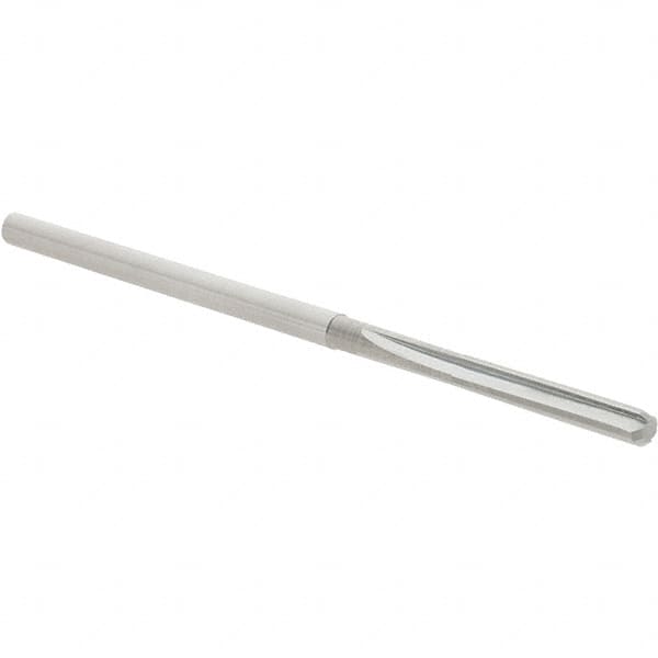 OSG - 2.2mm Solid Carbide Chucking Reamer - Straight Flute, 1.98mm Straight Shank, 12mm Flute Length, 50mm OAL - Exact Tooling