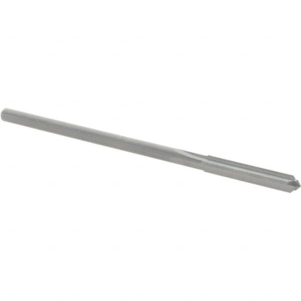 OSG - 2.7mm Solid Carbide Chucking Reamer - Straight Flute, 2.38mm Straight Shank, 16mm Flute Length, 57mm OAL - Exact Tooling