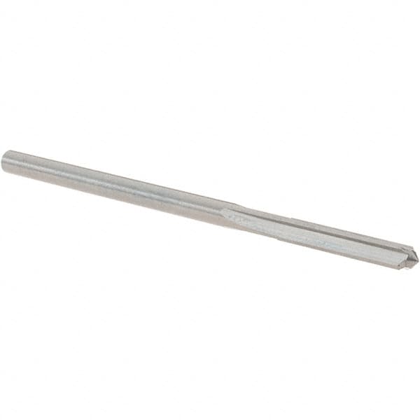 OSG - #32 Solid Carbide Chucking Reamer - Straight Flute, 7/64" Straight Shank, 5/8" Flute Length, 2-1/4" OAL - Exact Tooling